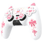 PlayVital Sweetheart Kitty Series Silicone Cover with Cat Paw Thumb Grips for PS5 Controller, Compatible with PS5 Charging Dock - White PlayVital