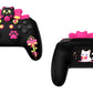 PlayVital Sweetheart Kitty Series Silicone Skin Protective Case with Joystick Grips for Nintendo Switch Pro Controller - Black PlayVital