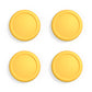 PlayVital Joystick Caps for Nintendo Switch, Thumbstick Caps for Switch Lite, Analog Cover for Switch OLED Joycon Thumb Grip Caps for Switch & Switch Lite & Switch OLED - Banana Yellow - NJM1198 playvital