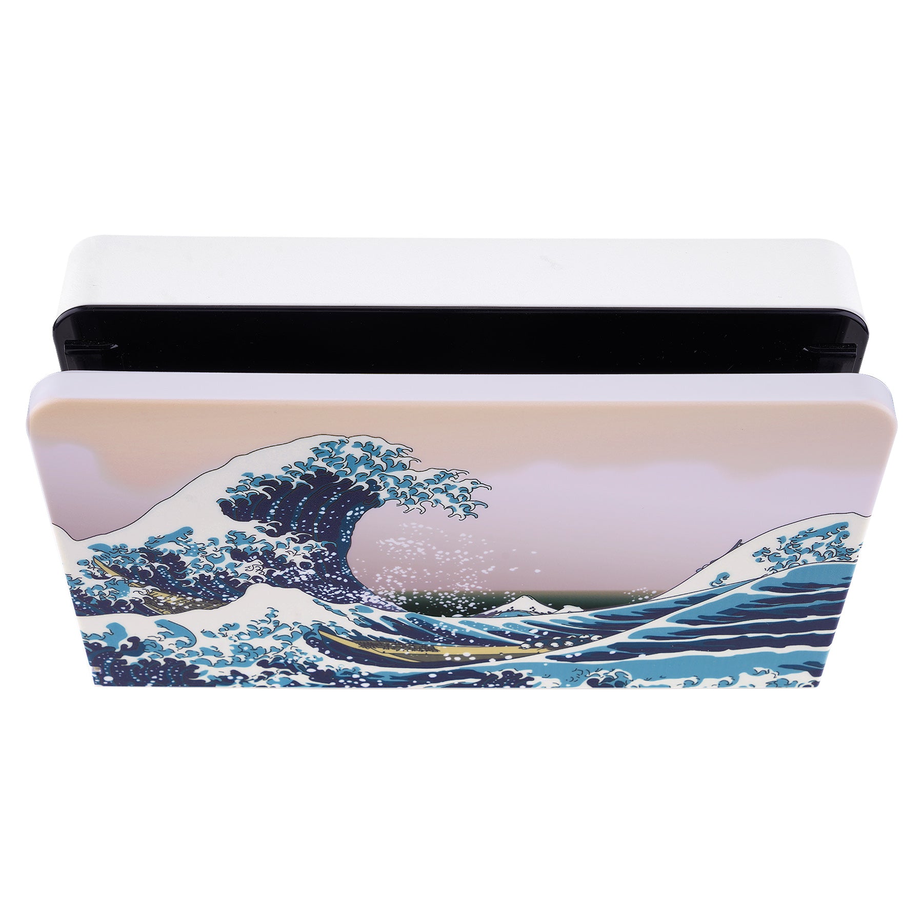 PlayVital The Great Wave Custom Dock Faceplate Cover for Nintendo Switch OLED Charging Dock - NTG8001 PlayVital