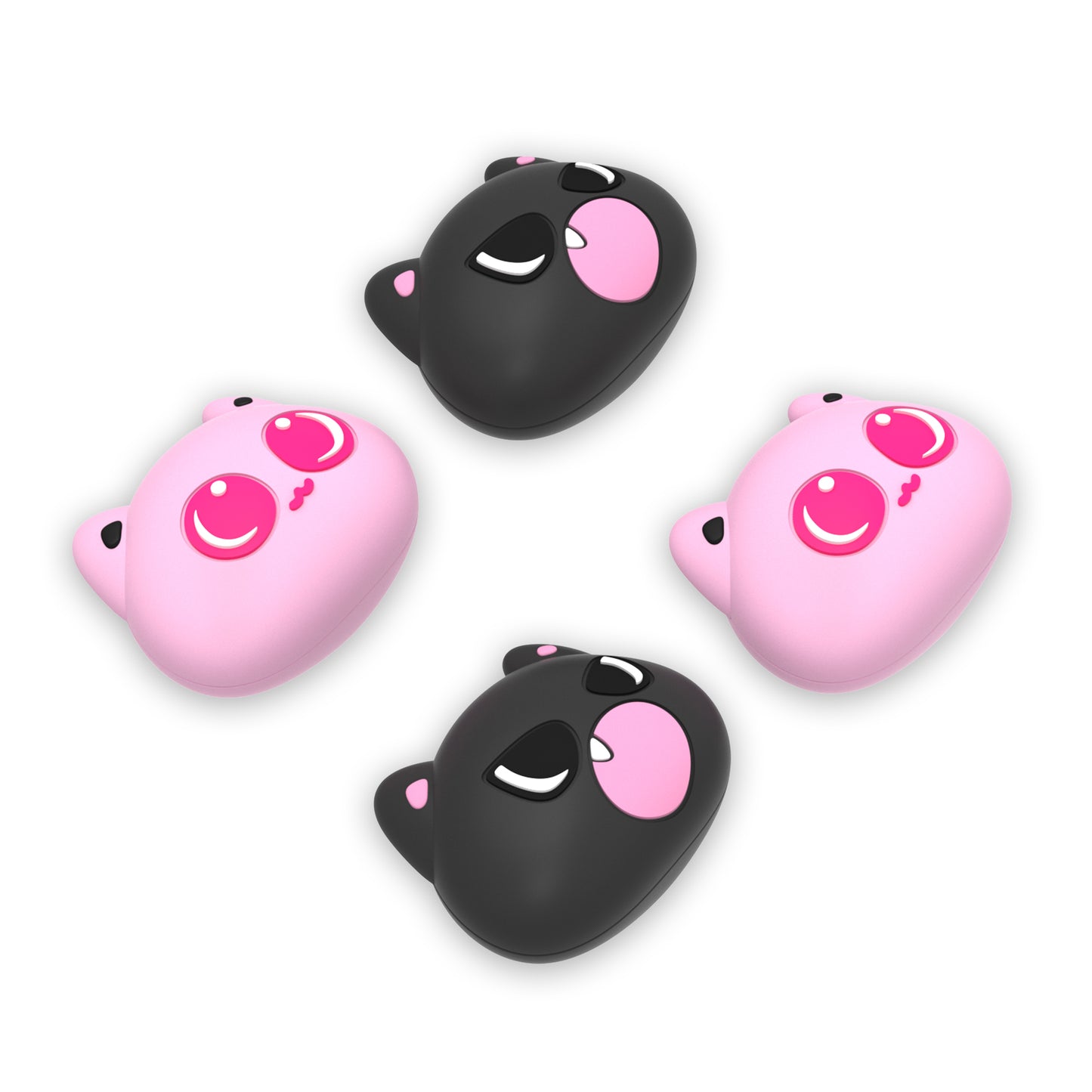 PlayVital Thumbs Cushion Caps Cute Thumb Grip Caps for Nintendo Switch & Switch OLED & Switch Lite - PP & VV the kitten