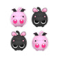 PlayVital Thumbs Cushion Caps Cute Thumb Grip Caps for Nintendo Switch & Switch OLED & Switch Lite - PP & VV The Winged Kittens playvital