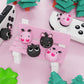 PlayVital Thumbs Cushion Caps Cute Thumb Grip Caps for Nintendo Switch & Switch OLED & Switch Lite - PP & VV The Winged Kittens playvital