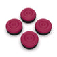 PlayVital Thumbs Cushion Caps Thumb Grips for ps5, for ps4, Thumbstick Grip Cover for Xbox Series X/S, Thumb Grip Caps for Xbox One, Elite Series 2, for Switch Pro Controller - Cosmic Red & Black - PJM3039 PlayVital