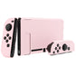 PlayVital UPGRADED Dockable Hard Shell Protective Case for NS Switch - Cherry Blossoms Pink - ANSP3010 PlayVital