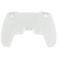 PlayVital Upgraded 3D Studded Edition Anti-Slip Silicone Cover Skin with 6 Thumb Grips & 2 Stickers for PS5 Controller, Compatible with Charging Dock - Glow in Dark - Green PlayVital