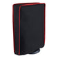 PlayVital Vertical Black & Red Trim Anti Scratch Waterproof Dust Cover for ps5 Console Digital Edition & Disc Edition - PFPJ011 PlayVital