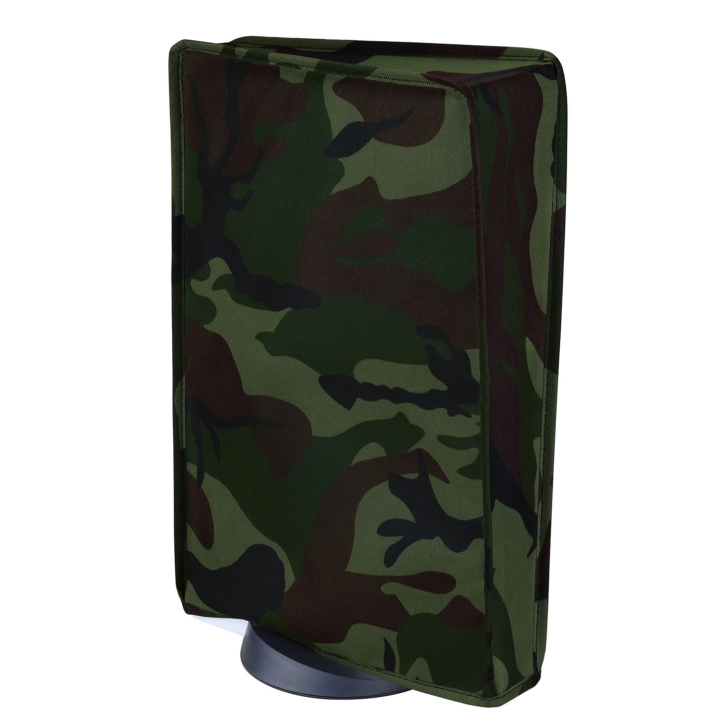 PlayVital Vertical Forest Camouflage Anti Scratch Waterproof Dust Cover for ps5 Console Digital Edition & Disc Edition - PFPJ030 PlayVital