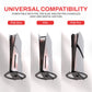 PlayVital Vertical Stand with Anti-Slip Pads for PS5/Slim/Pro/Standard Console Disc & Digital, Space-Saving Holder Base Accessories for PS5/Pro/Slim - Black PlayVital