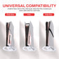 PlayVital Vertical Stand with Anti-Slip Pads for PS5/Slim/Pro/Standard Console Disc & Digital, Space-Saving Holder Base Accessories for PS5/Pro/Slim - White PlayVital