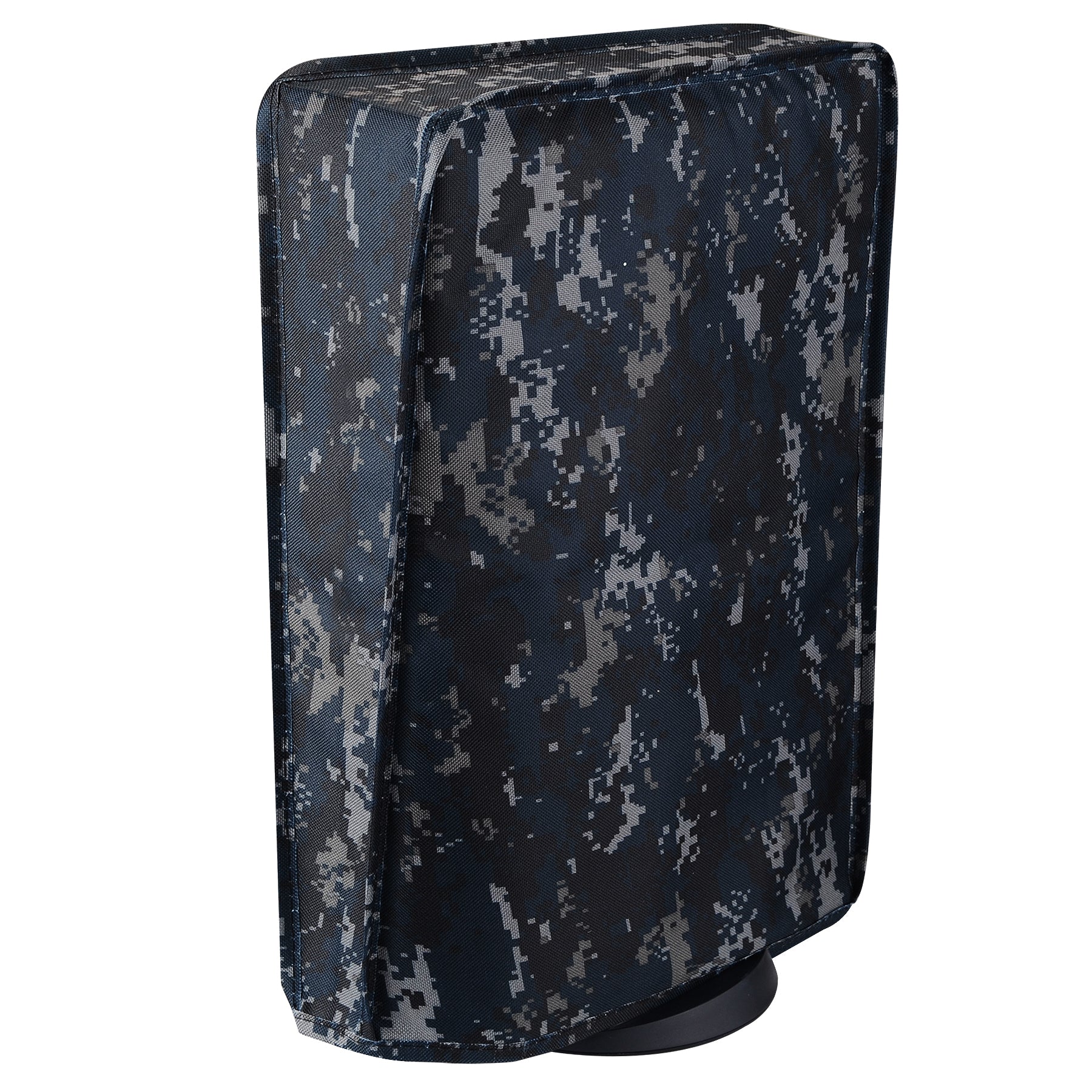 PlayVital Vertical Urban Digital Camouflage Anti Scratch Waterproof Dust Cover for ps5 Console Digital Edition & Disc Edition - PFPJ060 PlayVital