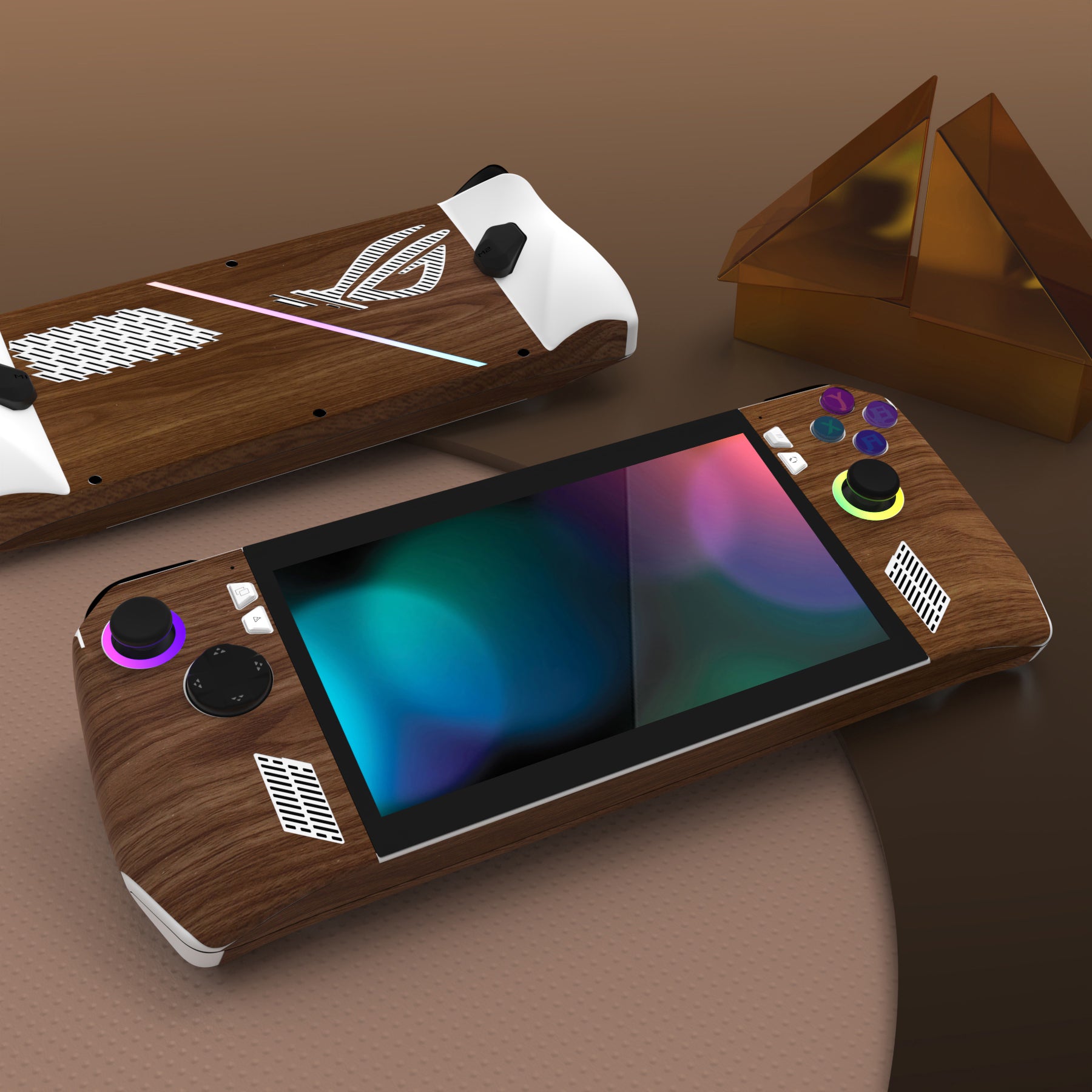 PlayVital Wood Grain Custom Stickers Vinyl Wraps Protective Skin