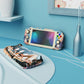 PlayVital ZealProtect Hard Shell Protective Case with Screen Protector & Thumb Grip Caps & Button Caps for NS Switch Lite - Camping Bunnies - PSLYR010 playvital