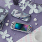 PlayVital ZealProtect Hard Shell Protective Case with Screen Protector & Thumb Grip Caps & Button Caps for NS Switch Lite - Crystal Dragon - PSLYR013 playvital