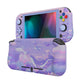 PlayVital ZealProtect Hard Shell Protective Case with Screen Protector & Thumb Grip Caps & Button Caps for NS Switch Lite - Whale in Dream - PSLYR011 playvital