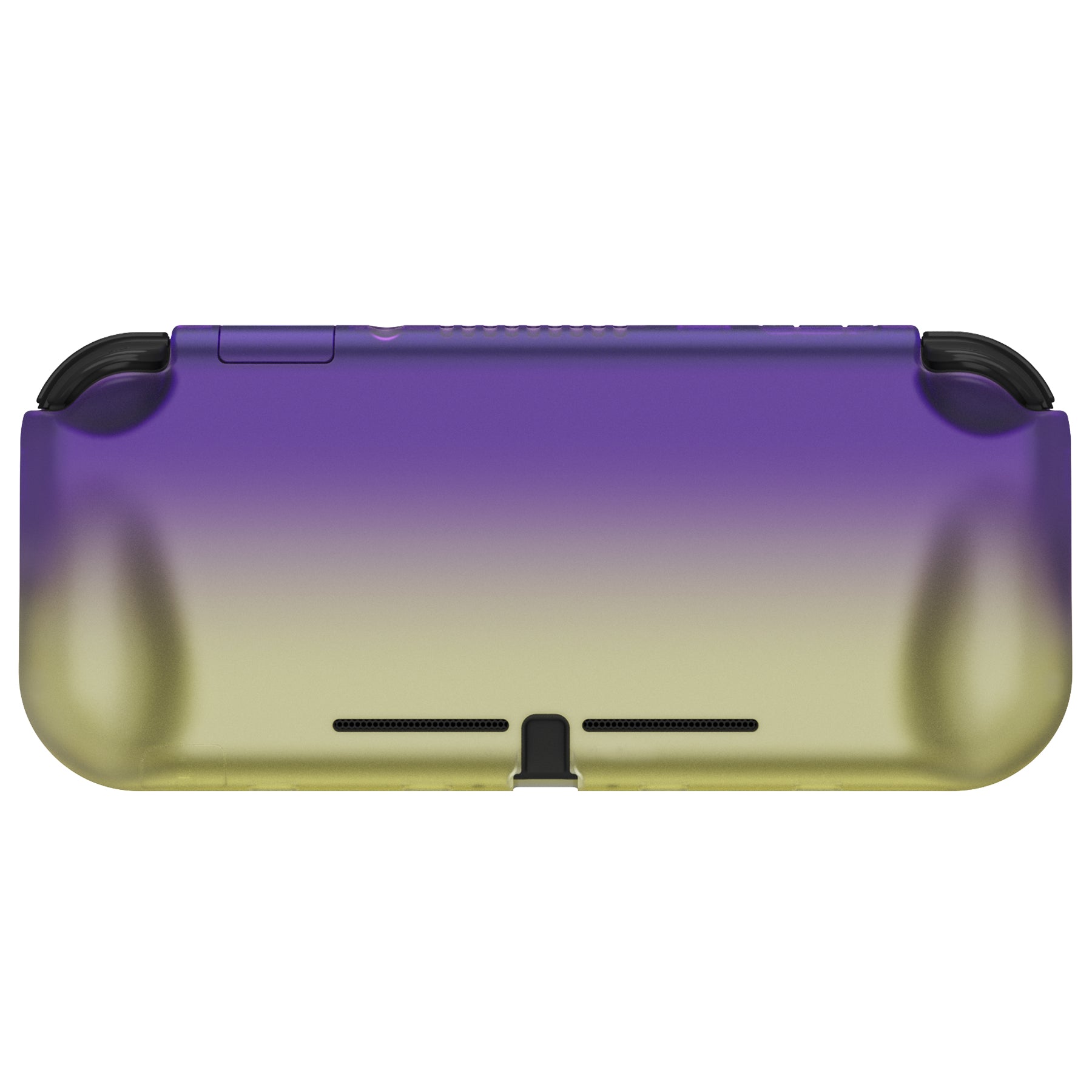 PlayVital ZealProtect Hard Shell Protective Case with Screen Protector & Thumb Grip Caps & Button Caps for NS Switch Lite - Gradient Translucent Bluebell - PSLYP301 playvital