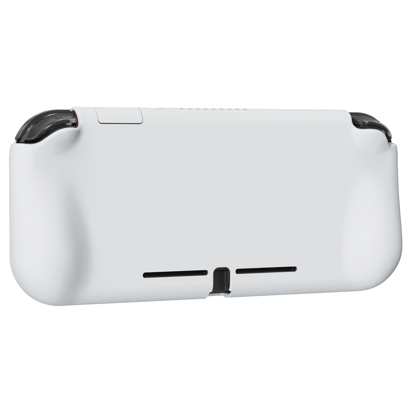 PlayVital ZealProtect Hard Shell Protective Case with Screen Protector & Thumb Grip Caps & Button Caps for Nintendo Switch Lite - White playvital