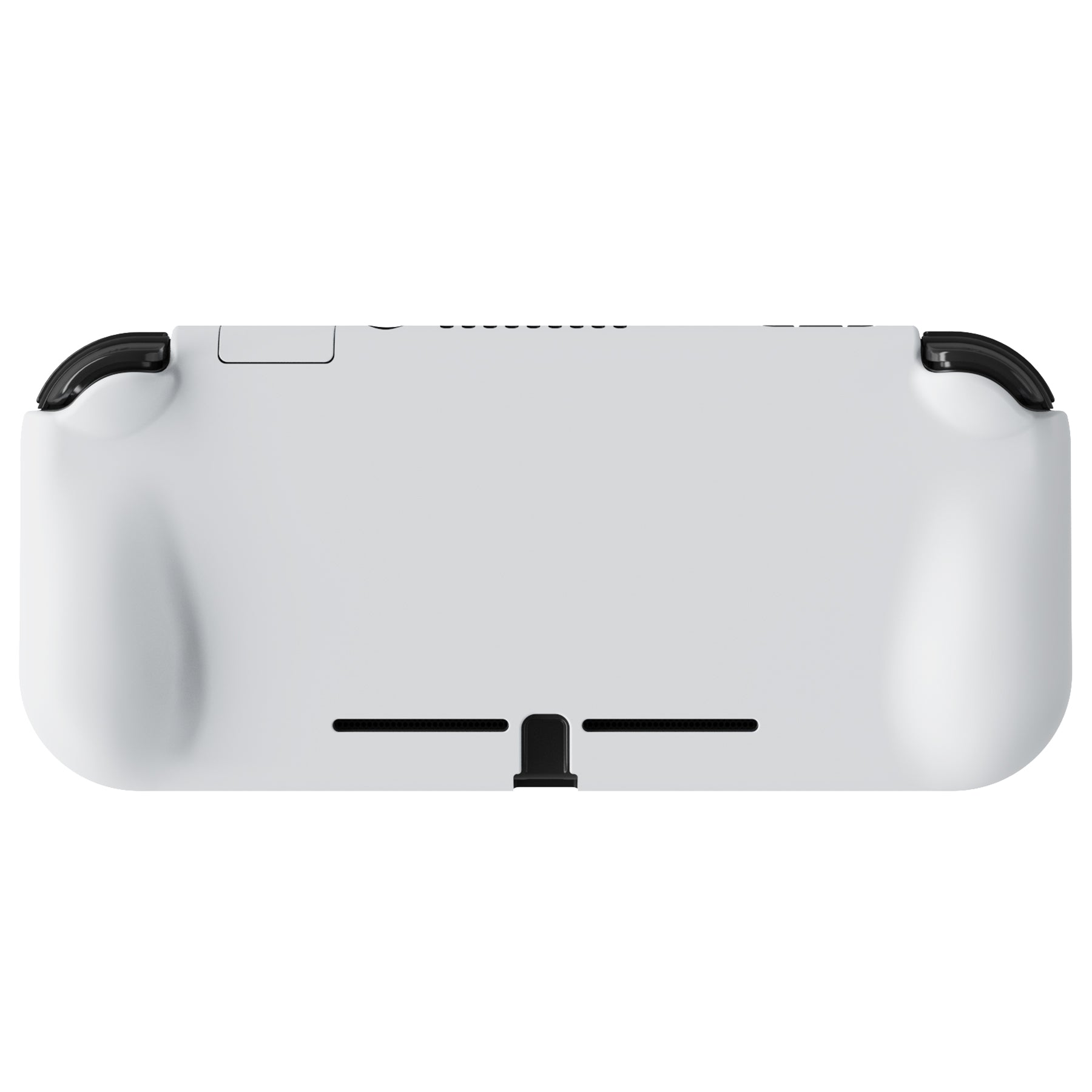 PlayVital ZealProtect Hard Shell Protective Case with Screen Protector & Thumb Grip Caps & Button Caps for Nintendo Switch Lite - White playvital