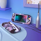 PlayVital ZealProtect Protective Case for Nintendo Switch Lite, Hard Shell Ergonomic Grip Cover for Nintendo Switch Lite w/Screen Protector & Thumb Grip Caps & Button Caps - Neko Mecha - PSLYR003 playvital