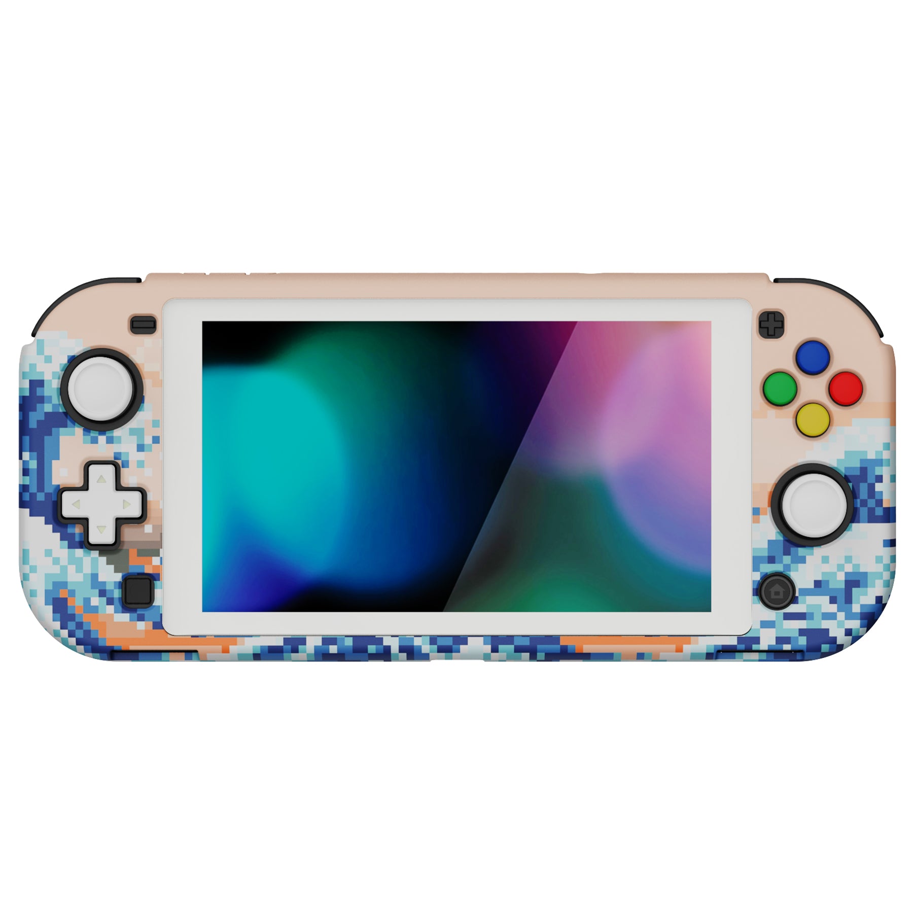 PlayVital ZealProtect Hard Shell Protective Case with Screen Protector & Thumb Grip Caps & Button Caps for NS Switch Lite - Crystal Dragon - PSLYR013 (Copy) playvital