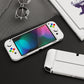 PlayVital ZealProtect Soft TPU Slim Protective Case with Thumb Grip Caps & ABXY Direction Button Caps for Nintendo Switch OLED - White playvital