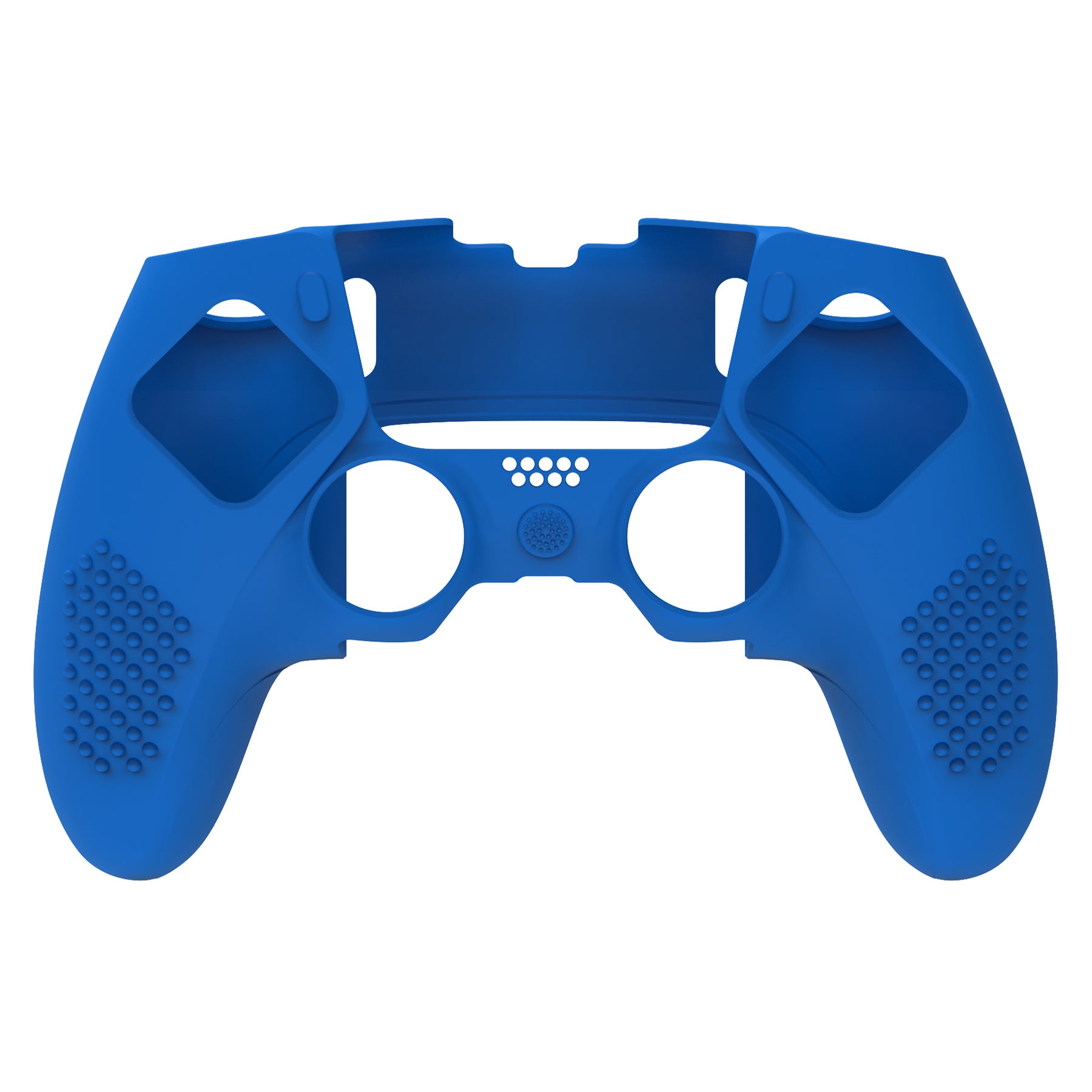 PlayVital 3D Studded Edition Anti-Slip Silicone Cover Case with Thumb Grip Caps for PS5 Edge Controller - Blue - ETPFP009 PlayVital