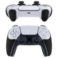 PlayVital Armored Edition Anti-Skid Sweat-Absorbent Controller Grip with Shoulder Button Trigger Stickers for PS5 Controller - Black - PFPJ049 PlayVital