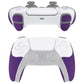 PlayVital Armored Edition Anti-Skid Sweat-Absorbent Controller Grip with Shoulder Button Trigger Stickers for PS5 Controller - Purple - PFPJ151 PlayVital