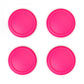PlayVital Thumbs Cushion Caps Cute Thumb Grip Caps for Nintendo Switch & Switch OLED & Switch Lite - Bright Pink - NJM1204 playvital