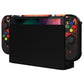 PlayVital Customized Dockable Hard Shell Protective Case with Colorful ABXY Direction Button Caps for Nintendo Switch Console - Spider Armor PlayVital