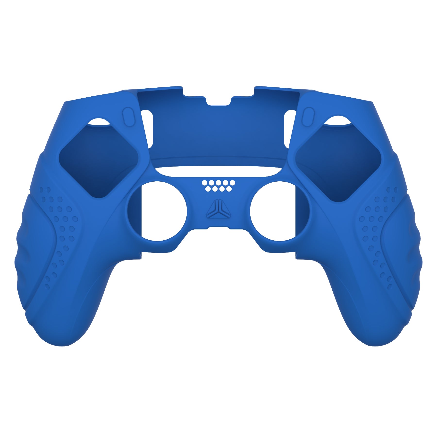 PlayVital Guardian Edition Anti-Slip Ergonomic Silicone Cover Case with Thumb Grip Caps for PS5 Edge Controller - Blue PlayVital