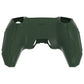 PlayVital Mecha Edition Anti-Slip Silicone Cover Skin with Matching Thumb Grips and Stickers for PS5 Wireless Controller - Compatible with Charging Station - Jungle Green PlayVital