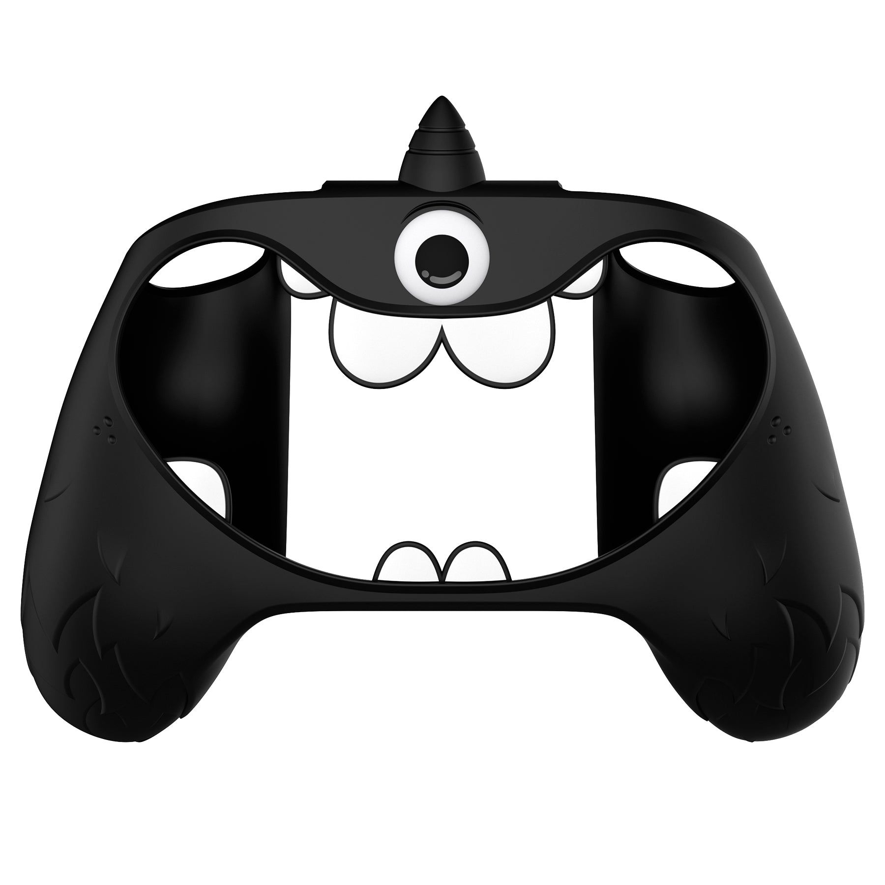 PlayVital MonoEye Monster Cute Silicone Cover with Thumb Grips Caps for Xbox Series X/S Controller - Black PlayVital