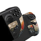 PlayVital Professional Textured Soft Rubber Pads Handle Grips with Thumb Grip Caps for Steam Deck LCD & OLED - View of Rising Sun - FHSDV002 PlayVital