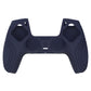 PlayVital Samurai Edition Anti-Slip Silicone Cover Skin with Thumb Grip Caps for PS5 Wireless Controller - Midnight Blue - BWPF003 PlayVital