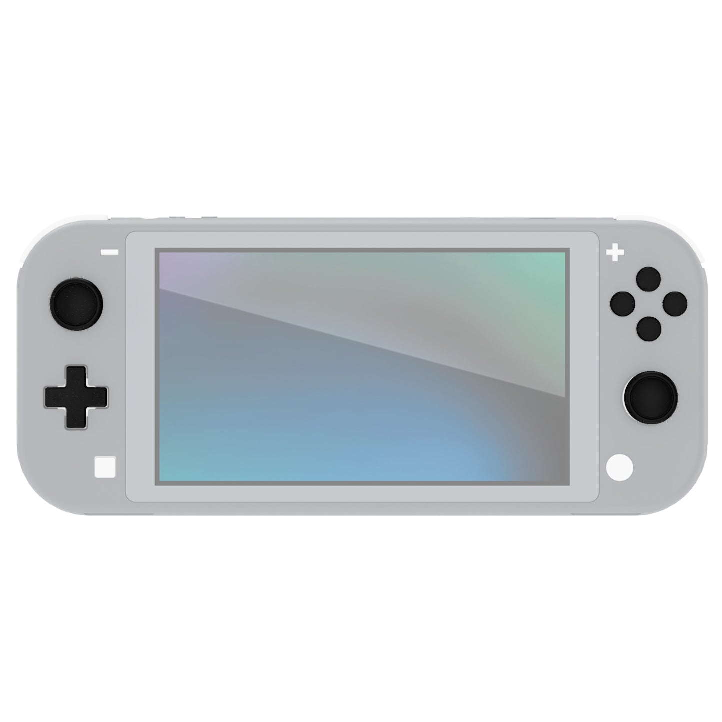 PlayVital Silicone Button Covers and Thumb Grip Set for Nintendo Switch & Switch OLED & Switch Lite ABXY Directional Key Button Caps with Switch Lite D-Pad Button Cap - Black PlayVital