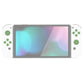 PlayVital Silicone Button Covers and Thumb Grip Set for Nintendo Switch & Switch OLED & Switch Lite ABXY Directional Key Button Caps with Switch Lite D-Pad Button Cap - Matcha Green PlayVital