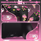 PlayVital Sweetheart Kitty Series Silicone Cover with 6 Joystick Caps and 6 Sticker for PS5 Controller, Soft Anti-Slip Full Protection Grip Skin Compatible with PS5 Charging Dock - Black