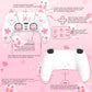 PlayVital Sweetheart Kitty Series Silicone Cover with 6 Joystick Caps and 6 Sticker for PS5 Controller, Soft Anti-Slip Full Protection Grip Skin Compatible with PS5 Charging Dock - White
