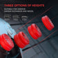 PlayVital Turbine Thumbs Cushion Thumb Grips Caps for PS5 & PS4 & Switch Pro & Xbox Elite Series 2 & Xbox One & Xbox Core Wireless Controller - Passion Red - PJM3056 PlayVital