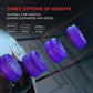 PlayVital Turbine Thumbs Cushion Thumb Grips Caps for PS5 & PS4 & Switch Pro & Xbox Elite Series 2 & Xbox One & Xbox Core Wireless Controller - Purple  - PJM3054 PlayVital