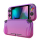 PlayVital ZealProtect Hard Shell Protective Case with Screen Protector & Thumb Grip Caps & Button Caps for NS Switch Lite - Gradient Purple Yellow - PSLYP3015 (Copy) playvital