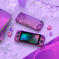 PlayVital ZealProtect Hard Shell Protective Case with Screen Protector & Thumb Grip Caps & Button Caps for NS Switch Lite - Gradient Purple Yellow - PSLYP3015 (Copy) playvital