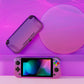 PlayVital ZealProtect Hard Shell Protective Case with Screen Protector & Thumb Grip Caps & Button Caps for NS Switch Lite - Gradient Purple Yellow - PSLYP3015 (Copy) playvital