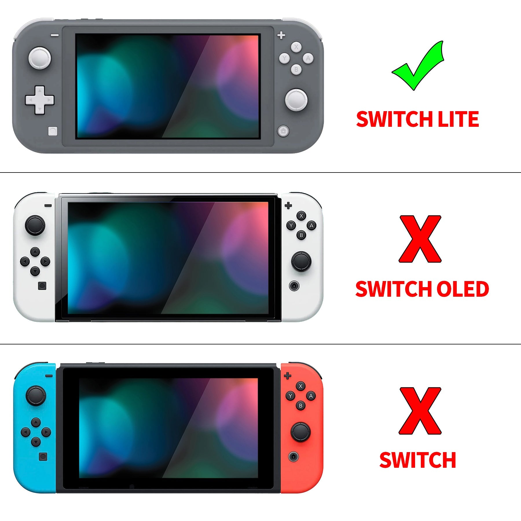 PlayVital ZealProtect Hard Shell Protective Case with Screen Protector & Thumb Grip Caps & Button Caps for NS Switch Lite - Cozy Gamer Bear - PSLYR016 playvital