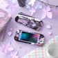 PlayVital ZealProtect Hard Shell Protective Case with Screen Protector & Thumb Grip Caps & Button Caps for NS Switch Lite - Neko Mecha - PSLYR003 playvital