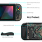 PlayVital ZealProtect Soft Protective Case for Nintendo Switch, Flexible Cover for Switch with Tempered Glass Screen Protector & Thumb Grips & ABXY Direction Button Caps - Totem of Kingdom - RNSYV6038 playvital