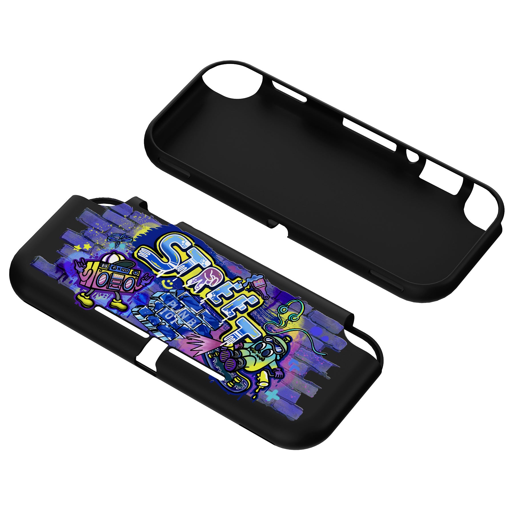 PlayVital Street Art Custom Protective Case for NS Switch Lite, Soft TPU Slim Case Cover for NS Switch Lite - LTU6026 PlayVital
