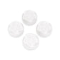 PlayVital Thumbs Cushion Caps Thumb Grips for ps5/4, Thumbstick Grip Cover for Xbox Series X/S, Thumb Grip Caps for Xbox One, Elite Series 2, for Switch Pro Controller - Raindrop Texture Design White - PJM3034 PlayVital