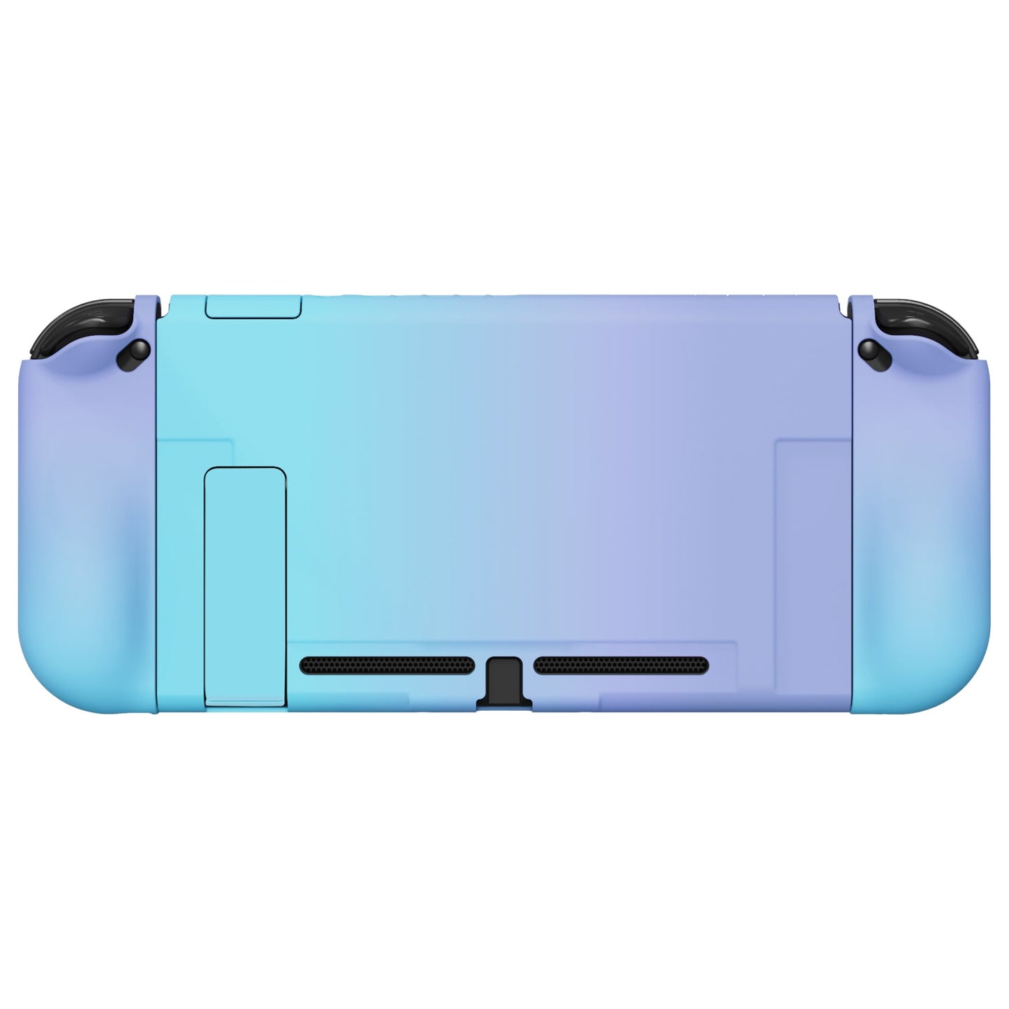 PlayVital UPGRADED Dockable Case Grip Cover for NS Switch, Ergonomic Protective Case for NS Switch, Separable Protector Hard Shell for Joycon - Gradient Violet Blue - ANSP3004 PlayVital